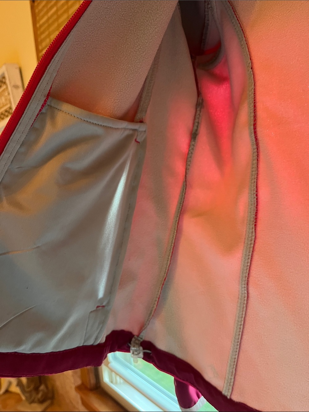 Regatta Two-Tone Raspberry Pink Softshell Utility Jacket with Hood - Picture 7 of 10